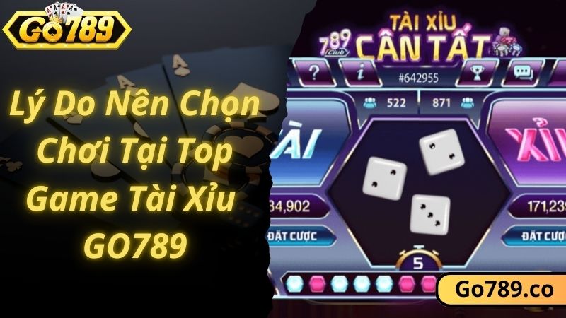 Lý do bạn nên lựa chọn top game tài xỉu GO789 để cá cược